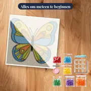 Kleurrijke Vlinder met Symmetrische Vleugels – pakket klaar om te beginnen