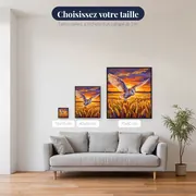 Vol de l’Effraie au Coucher – tailles disponibles