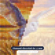Barbagianni in Volo sul Grano Dorato – primo piano dei diamanti