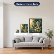 Chouette aux yeux d’or – tailles disponibles