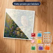 Gufo dagli Occhi d'Ambra – kit pronto per iniziare