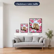 Deux Hiboux sous les Cerisiers – tailles disponibles