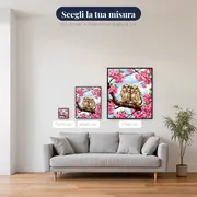 Due Gufi tra i Fiori – misure disponibili