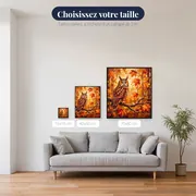 Chouette aux longues oreilles – tailles disponibles
