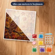 Ransuil tussen herfstbladeren – pakket klaar om te beginnen