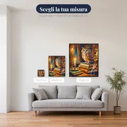 Gufo Saggio tra Libri Antichi – misure disponibili