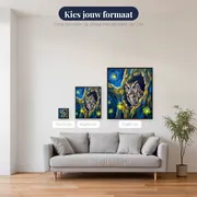 Uil in Nachtelijk Bos – beschikbare formaten