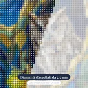 Gufo tra Rami e Lucciole – primo piano dei diamanti