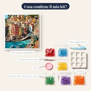Borgo Colorato delle Cinque Terre – contenuto del kit