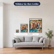 Bunte Dörfer an der Küste – verfügbare Größen