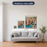 Village Coloré des Cinque Terre – tailles disponibles