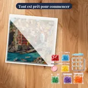 Village Coloré des Cinque Terre – kit prêt à commencer