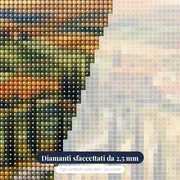 Colline Toscane all'Ora Dorata – primo piano dei diamanti