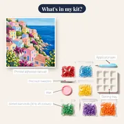 Pastel Positano by the Sea – kit contents