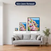 Pastel Positano aan Zee – beschikbare formaten