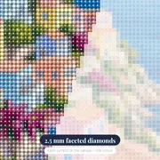 Pastel Positano by the Sea – diamond close-up