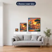 Colosseum at Sunset – available sizes