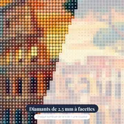 Le Colisée au Ciel Doré – gros plan des diamants