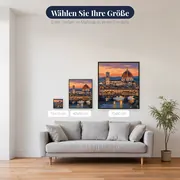 Florenz im Abendlicht – verfügbare Größen