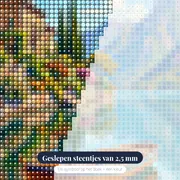 Villa aan het Comomeer – close-up van de steentjes