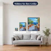 Sizilianische Terrasse am Meer – verfügbare Größen