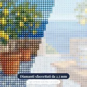 Terrazza Siciliana sul Mare – primo piano dei diamanti