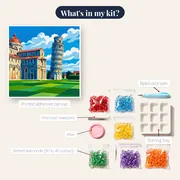 Pisa Tower and Cathedral – kit contents