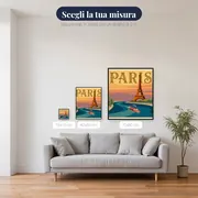 Torre Eiffel al tramonto – misure disponibili