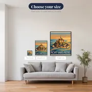 Golden Hour at Mont Saint-Michel – available sizes