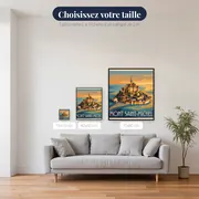 L’Abbaye du Mont Saint-Michel – tailles disponibles
