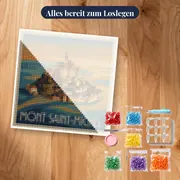 Mont Saint-Michel zur goldenen Stunde – Set bereit zum Loslegen