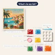 Côte d’Azur Coastal Escape – kit contents