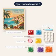 Côte d’Azur, villas et voilier – contenu du kit