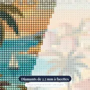 Côte d’Azur, villas et voilier – gros plan des diamants