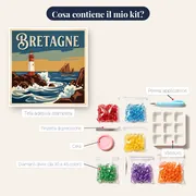 Faro Bretone tra le Onde – contenuto del kit