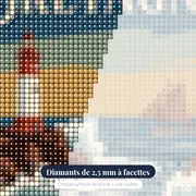 Phare Breton sur les Rochers – gros plan des diamants
