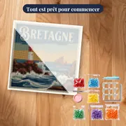 Phare Breton sur les Rochers – kit prêt à commencer