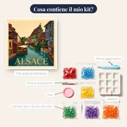 Case a graticcio d’Alsazia – contenuto del kit