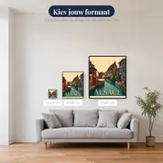 Kleurrijke Huizen aan het Kanaal – beschikbare formaten