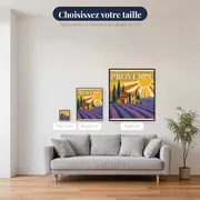 Lavandes de Provence au soleil – tailles disponibles