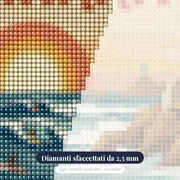 Onda Vintage sulla Costa di Biarritz – primo piano dei diamanti