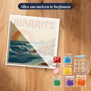 Vintage Biarritz aan Zee – pakket klaar om te beginnen