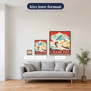 Sneeuwtrein boven Chamonix – beschikbare formaten
