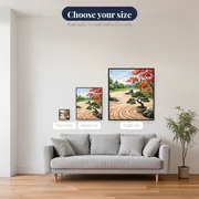 Raked Sand Japanese Garden – available sizes