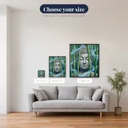 Serene Buddha Among Bamboo – available sizes