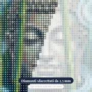 Testa di Buddha tra i Bambù – primo piano dei diamanti