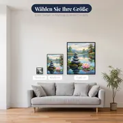 Sieben Steine am stillen Lotus – verfügbare Größen