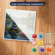 Équilibre des Pierres au Lotus – kit prêt à commencer