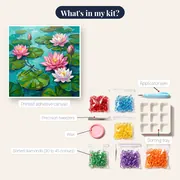 Pink Lotus Pond Dragonfly – kit contents