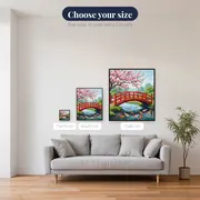 Cherry Bridge Garden – available sizes